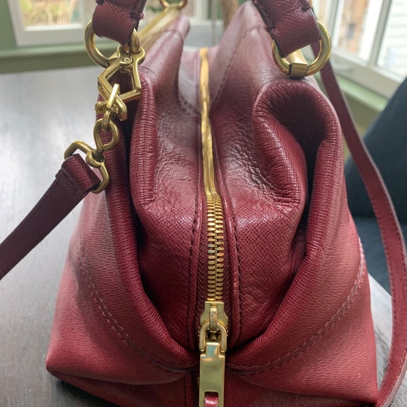 JCrew Ruby Leather Pebbled Satchel - Picture 6 of 8